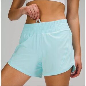 Lululemon Athletica Icy Blue Track That Shorts 5”